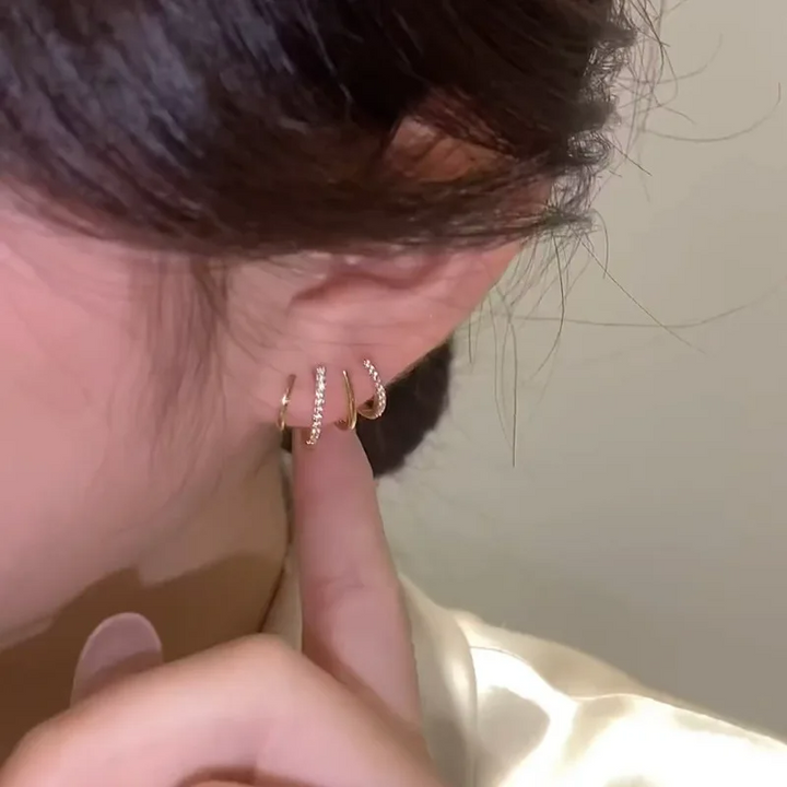 Stornfield | Women’s Twist Earrings | Lightweight Statement Jewelry | Hypoallergenic Finish