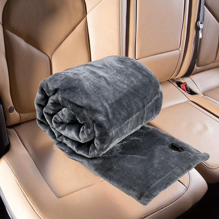 12V Heated Car Stornfieldanket - Soft Flannel Stornfieldanket with Overheat Protection for Car and Camping | Stornfield
