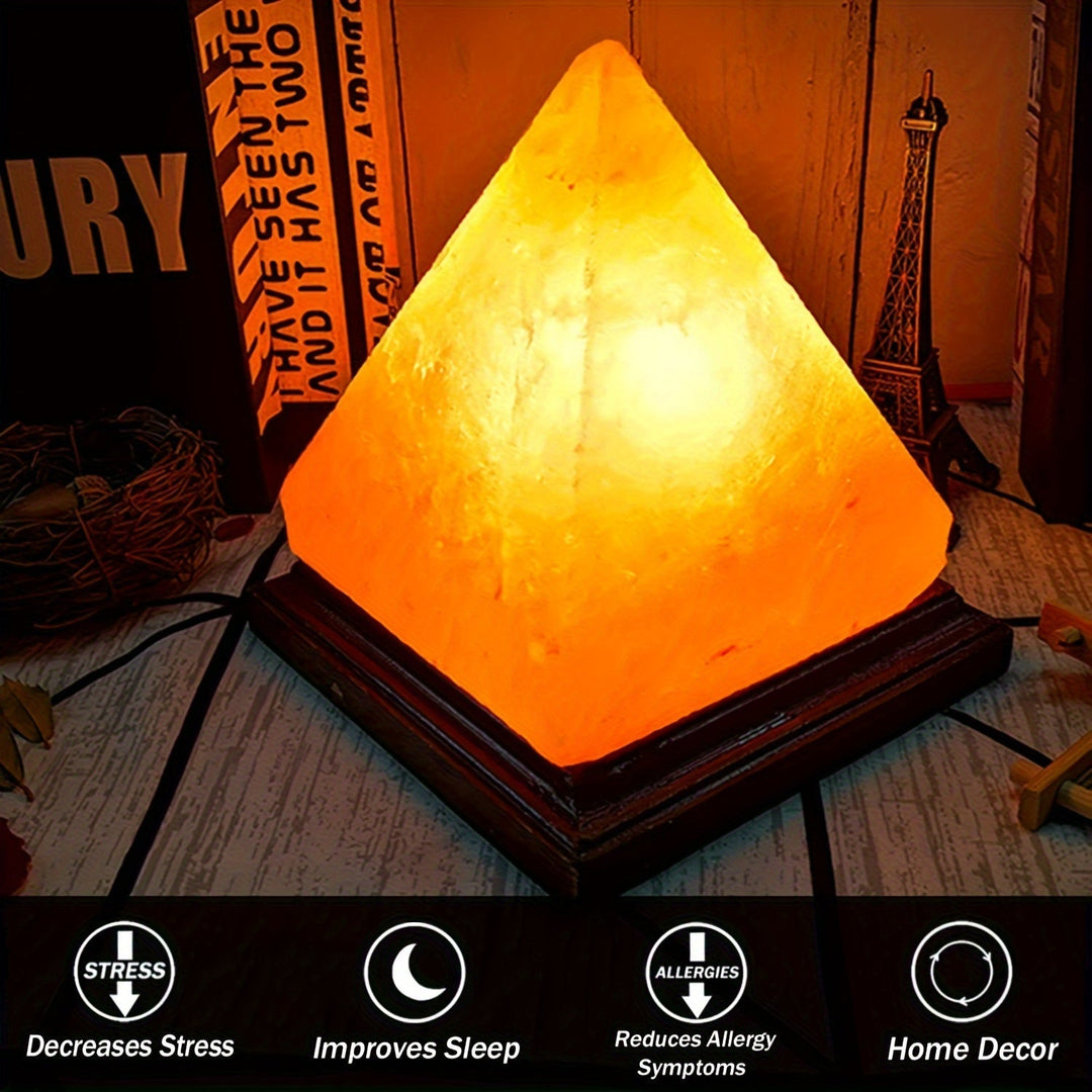 Stornfield | Salt Lamp - Handcrafted Himalayan Salt Lamp with 8 Color Changing LED, USB Powered