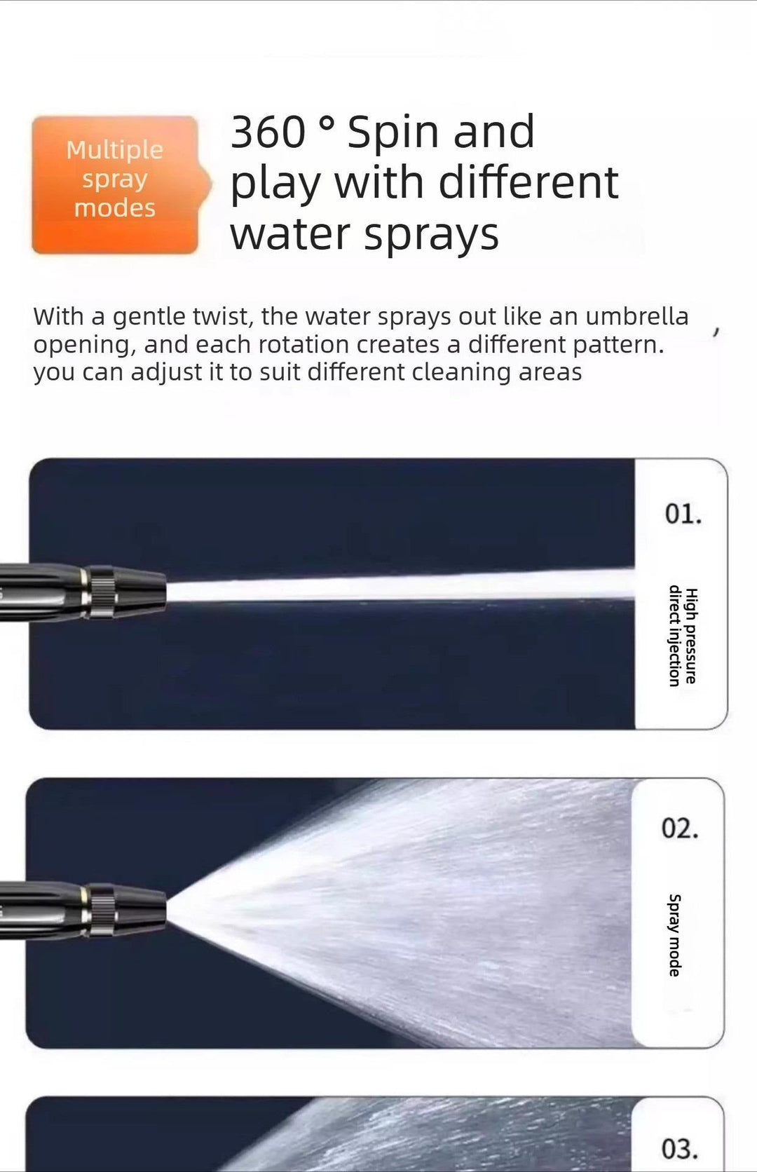 Garden Hose Power Nozzle — End dirt and shine in seconds like a pro! | Stornfield