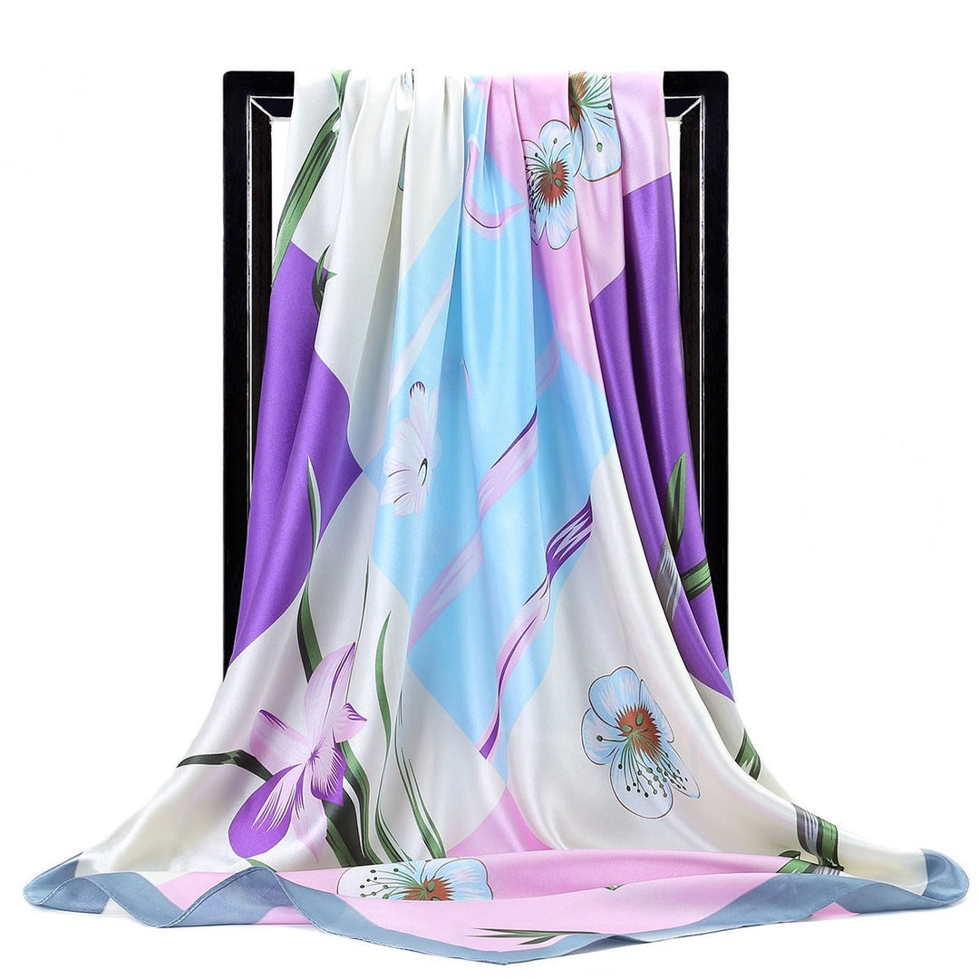Stornfield | Large Square Scarf Silk ScarfSimulation Versatile Scarf Scarf