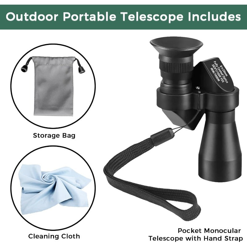 Compact 8x20 Pocket Monocular Stornfield