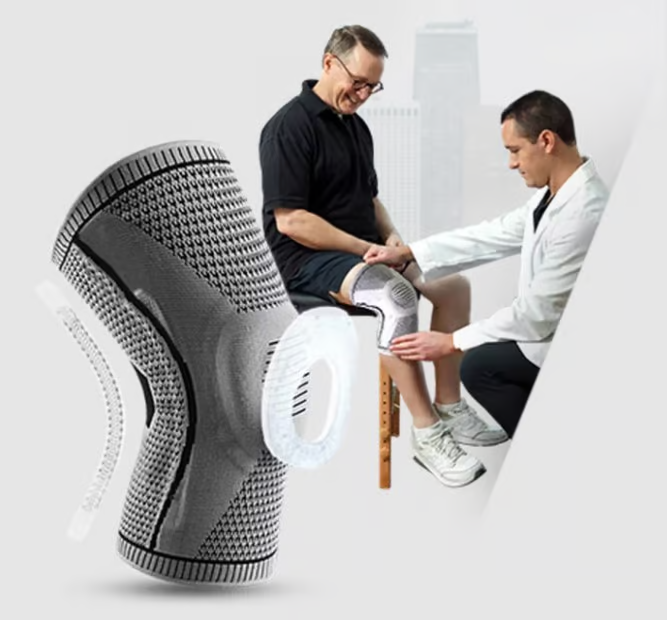 FlexiKnee Compression Bandage – Supportive Knee Bandage for Pain, Swelling, and Stiffness | Stornfield