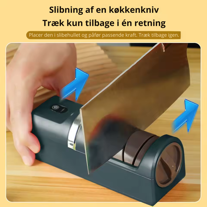 Electric knife sharpener with battery 1200mAh | Stornfield