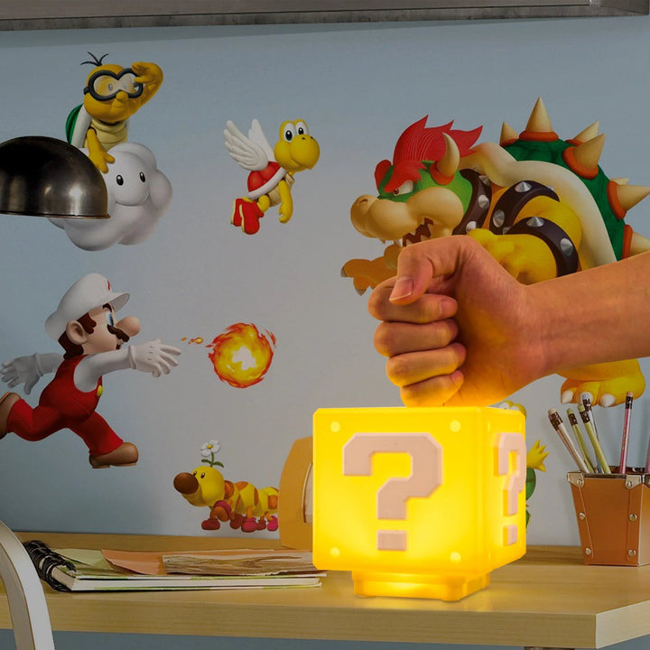 Stornfield Super Mario-inspired Gaming Decor - Power-Up Block Night Light