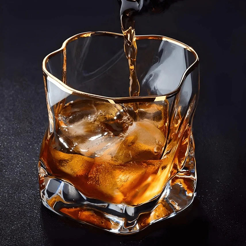 Textured Whiskey Glass 2-Piece Set Stornfield