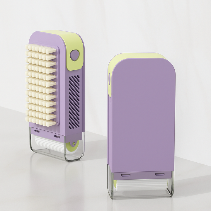 Dual-Action Cleaning Brush Roller Soap Holder | Stornfield