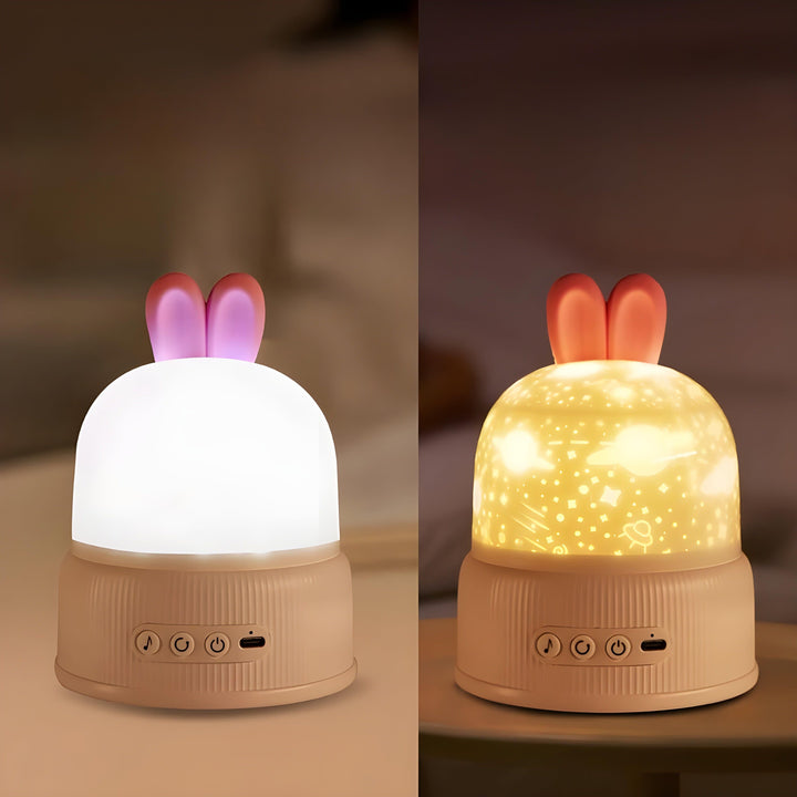 BunnyBeam Light - Casual Cute Bunny Projector Night Light for Kids | Stornfield