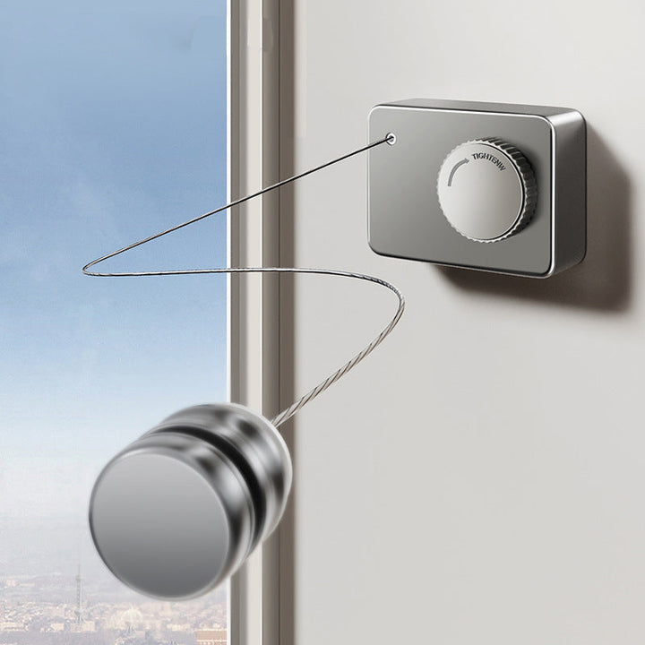 Telescopic stainless steel wall-mounted clothesline | Stornfield