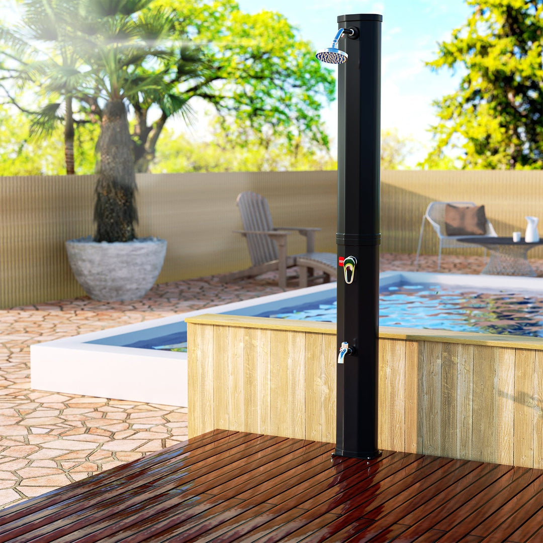 Solar shower 35L garden shower incl. protective cover | Stornfield