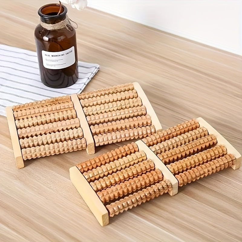 Wooden Foot Roller – Reduce Tension and Stimulate Blood Circulation | Stornfield