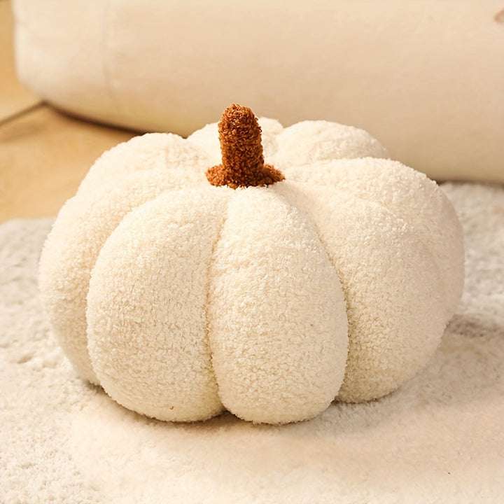 Soft Plush Pumpkin Cushion - Decorative Video Game Plush Toy for Children 0-3 Years, Perfect for Halloween | Stornfield