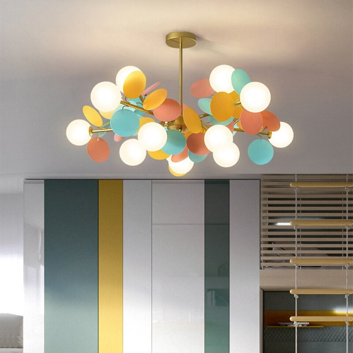 Stornfield | Floral Chandelier Living Room
