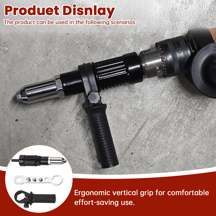ProGrip — Turn your cordless screwdriver into a precise power machine for effortless riveting without exhaustion | Stornfield