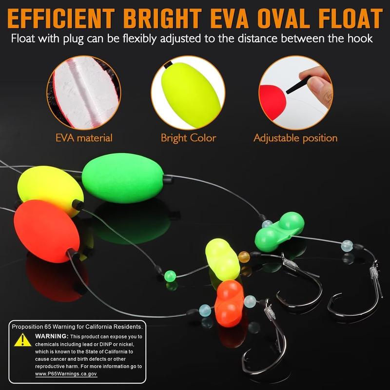 Stornfield | Pre-Rigged Catfish Float Rigs with Rattle Beads