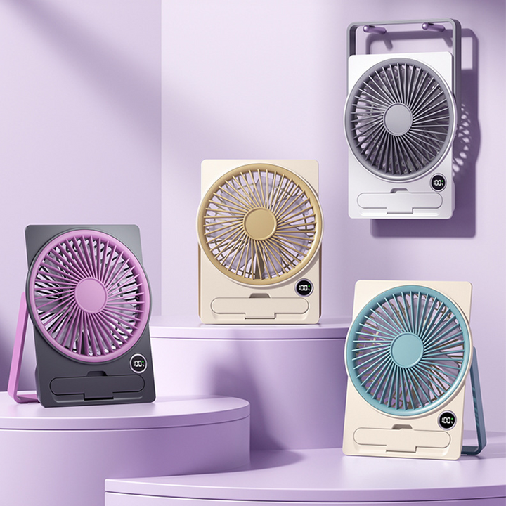 USB portable fan quiet with battery | Stornfield