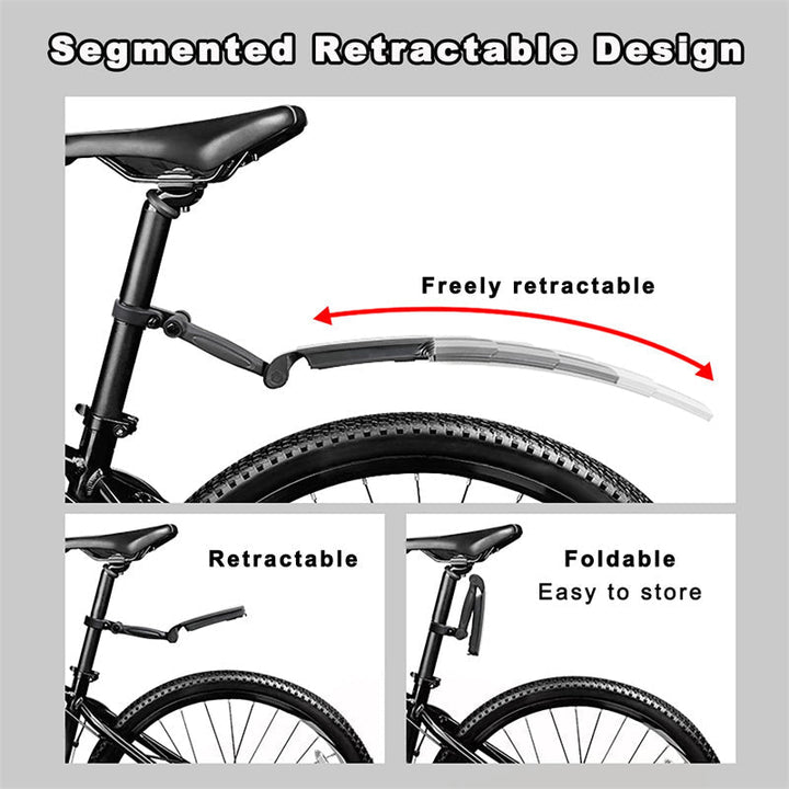 Bike mudguard set retractable adjustable | Stornfield
