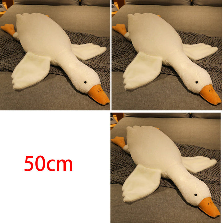 Stornfield | Large White Goose Marionette Plush Pillow
