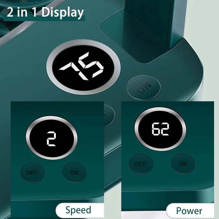 Compact Rechargeable USB Desk Fan for Home, Office, and Outdoors | Stornfield
