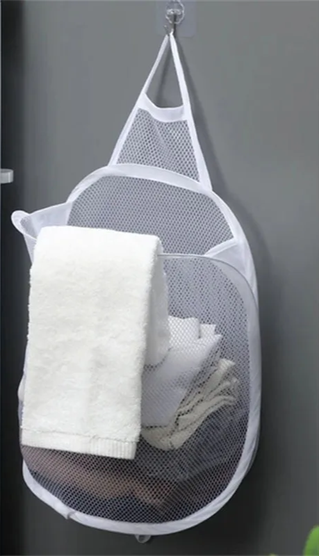 FlexiStore Foldable Hanging Laundry Basket Stornfield