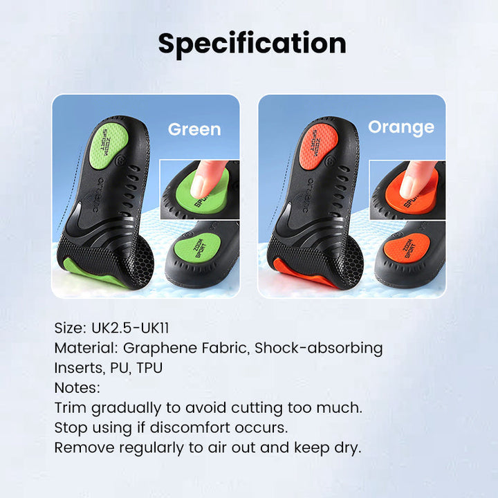 Shock-absorbing insoles for women & men | Stornfield