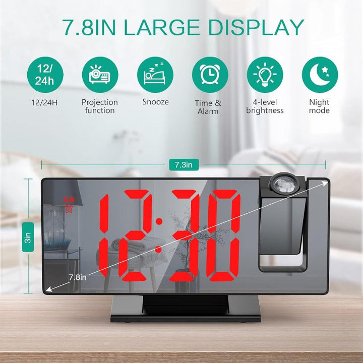 Rotating Ceiling Projection Clock Stornfield