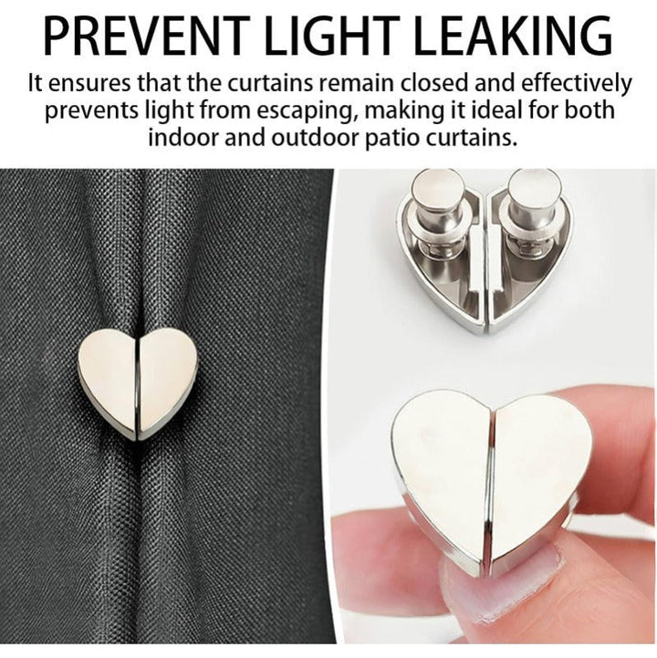 Heart-Shaped Magnetic Curtain Tiebacks Stornfield
