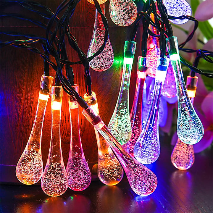 8 Modes Water Drop Solar Lights | Stornfield