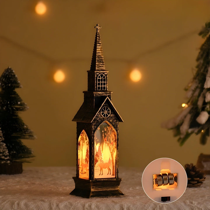 HolidayGlow Light - Modern Christmas Ornament LED Light | Stornfield