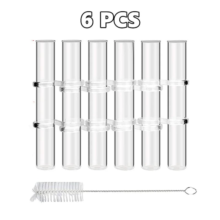 Stornfield | Flexible Flower Vases with Hinges | Modern Glass Tube Vase