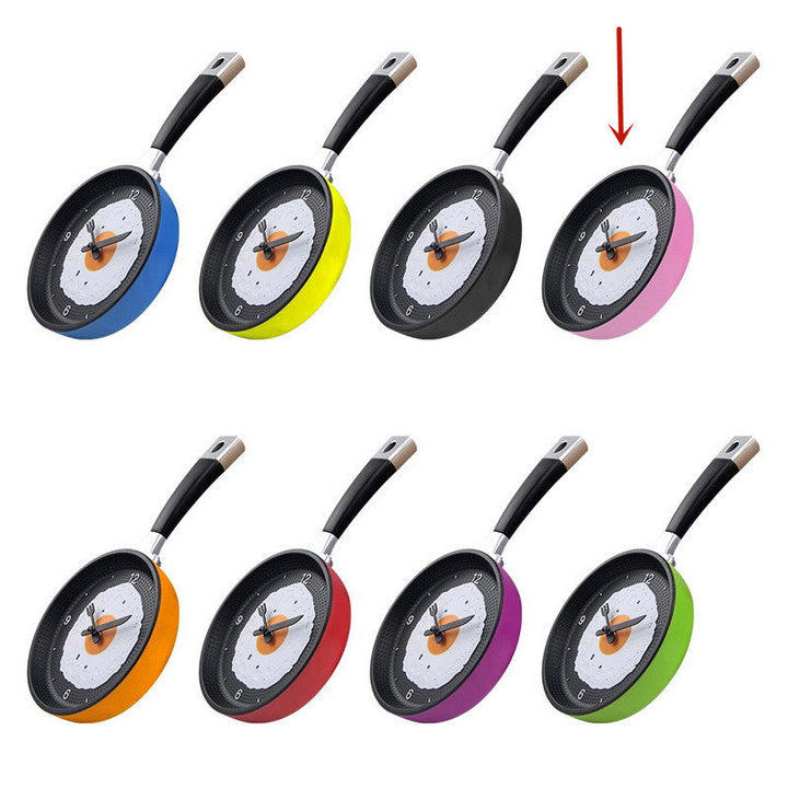 Stornfield | Fried Egg Pan Clock Silent Clock Wall Clock