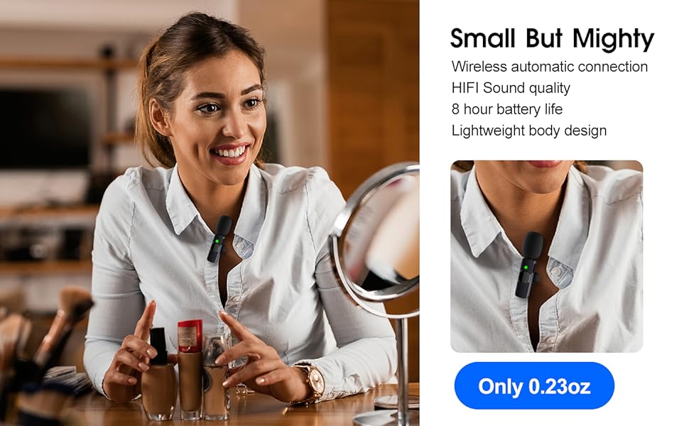 Stornfield | 2-Pack Wireless Microphone for iPhone iPad