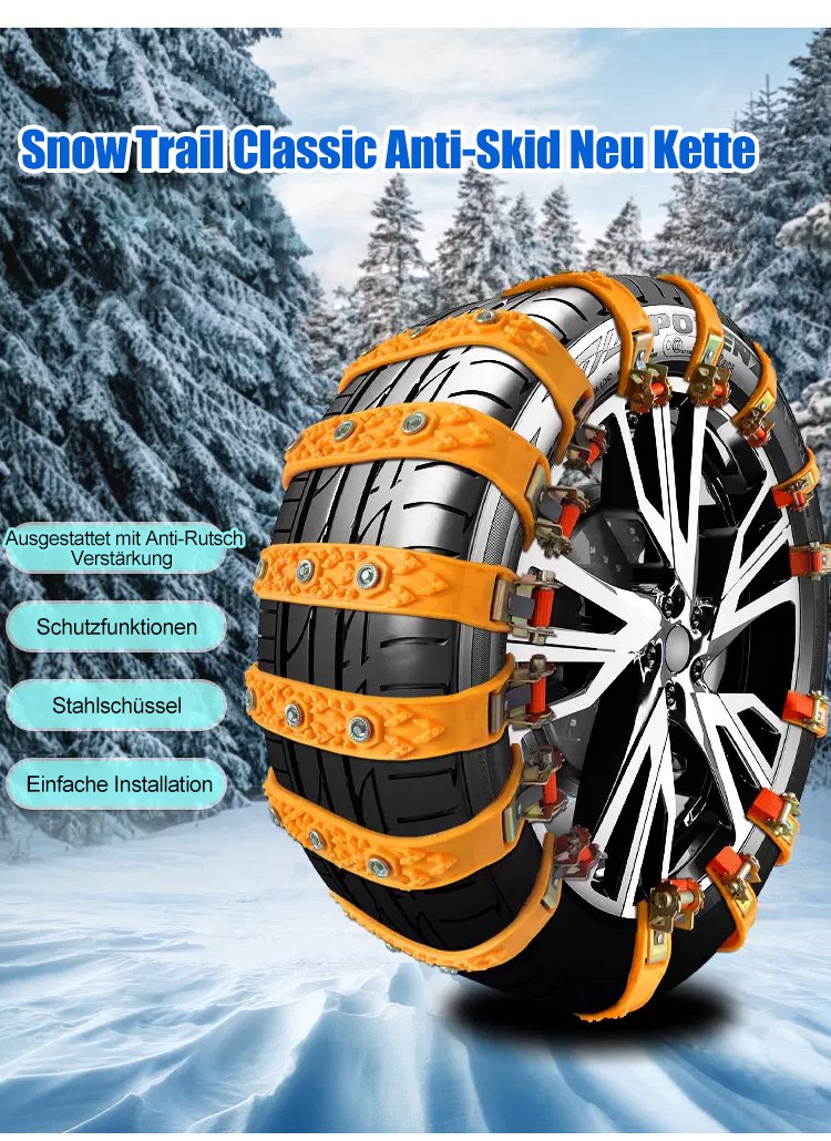 Non-slip tire chain | Ultimate car safety | Stornfield