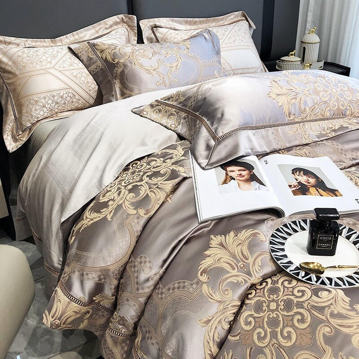 Damask Luxury Duvet Cover Set – 1000 TC Egyptian Cotton for Ultimate Comfort | Stornfield