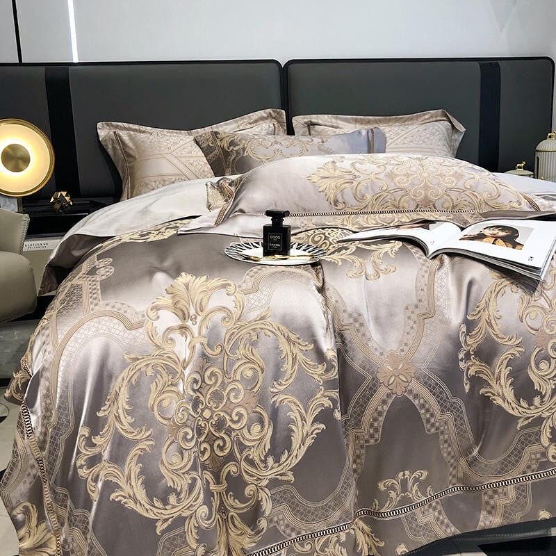 Damask Luxury Duvet Cover Set – 1000 TC Egyptian Cotton for Ultimate Comfort | Stornfield