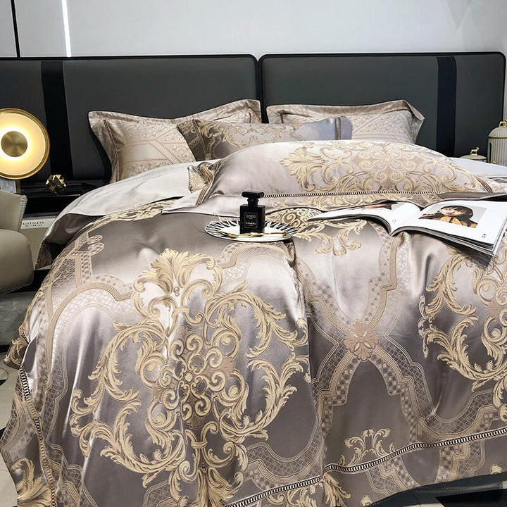 Damask Luxury Duvet Cover Set – 1000 TC Egyptian Cotton for Ultimate Comfort | Stornfield