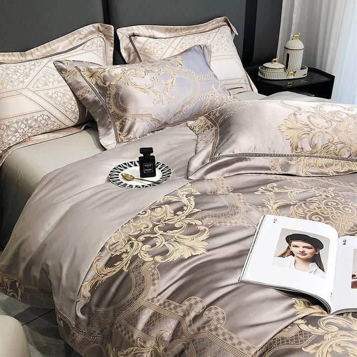 Damask Luxury Duvet Cover Set – 1000 TC Egyptian Cotton for Ultimate Comfort | Stornfield