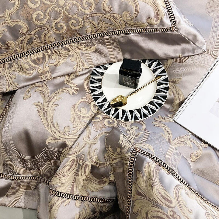 Damask Luxury Duvet Cover Set – 1000 TC Egyptian Cotton for Ultimate Comfort | Stornfield