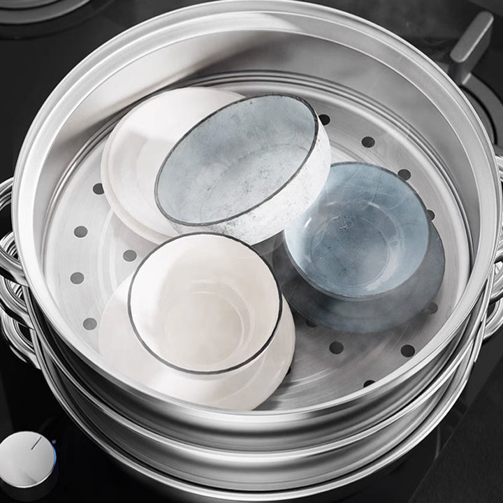 Stornfield | NutriSteam | 3-Tier Stainless Steel Steamer – Healthy Cooking Made Easy