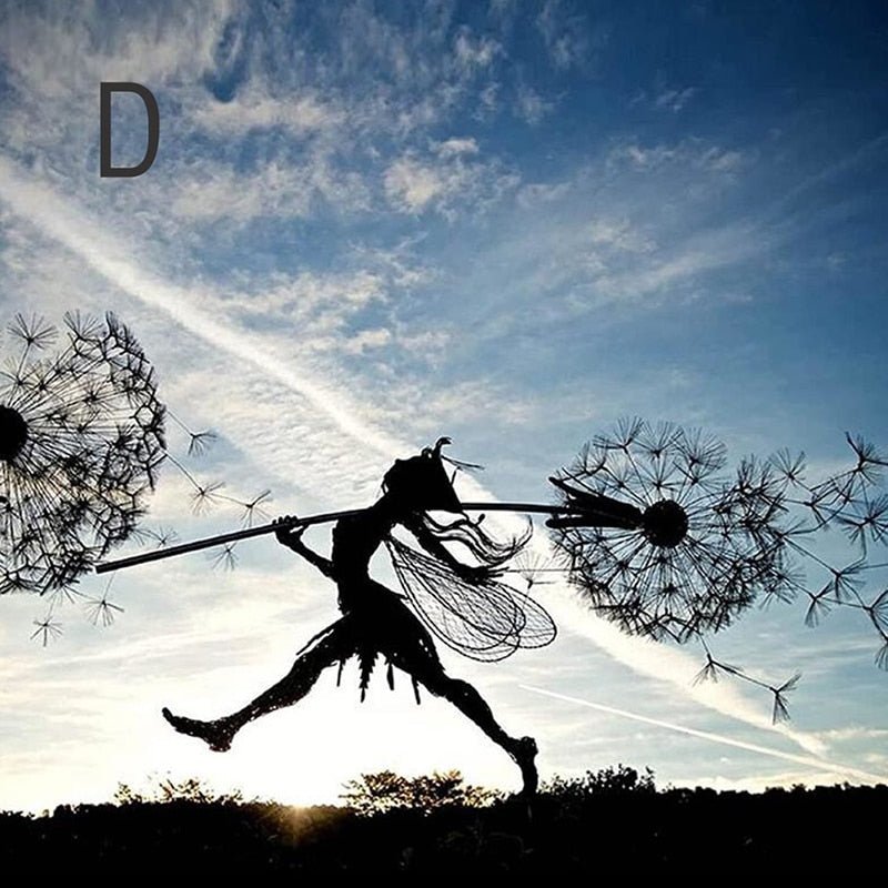 Stornfield | Dancing Fairy Statue Steel - FairyDancer™