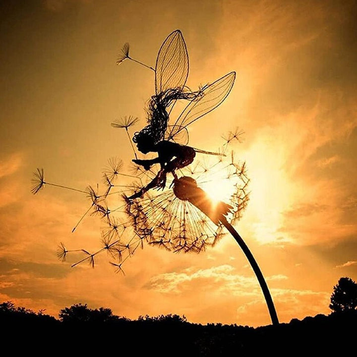 Stornfield | Dancing Fairy Statue Steel - FairyDancer™