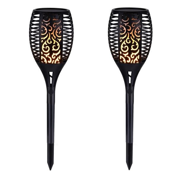 2 PCS Solar Led Torch Light Dancing Flame Edition | Stornfield