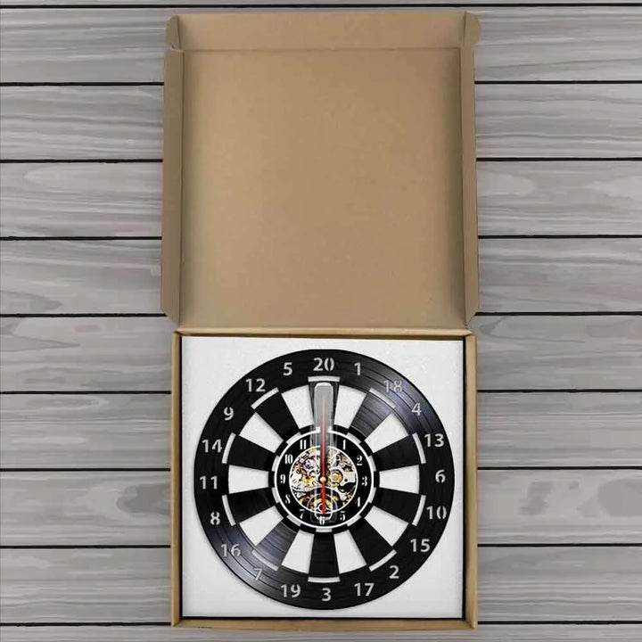 DartGlow Stornfield Vintage Dartboard Wall Clock