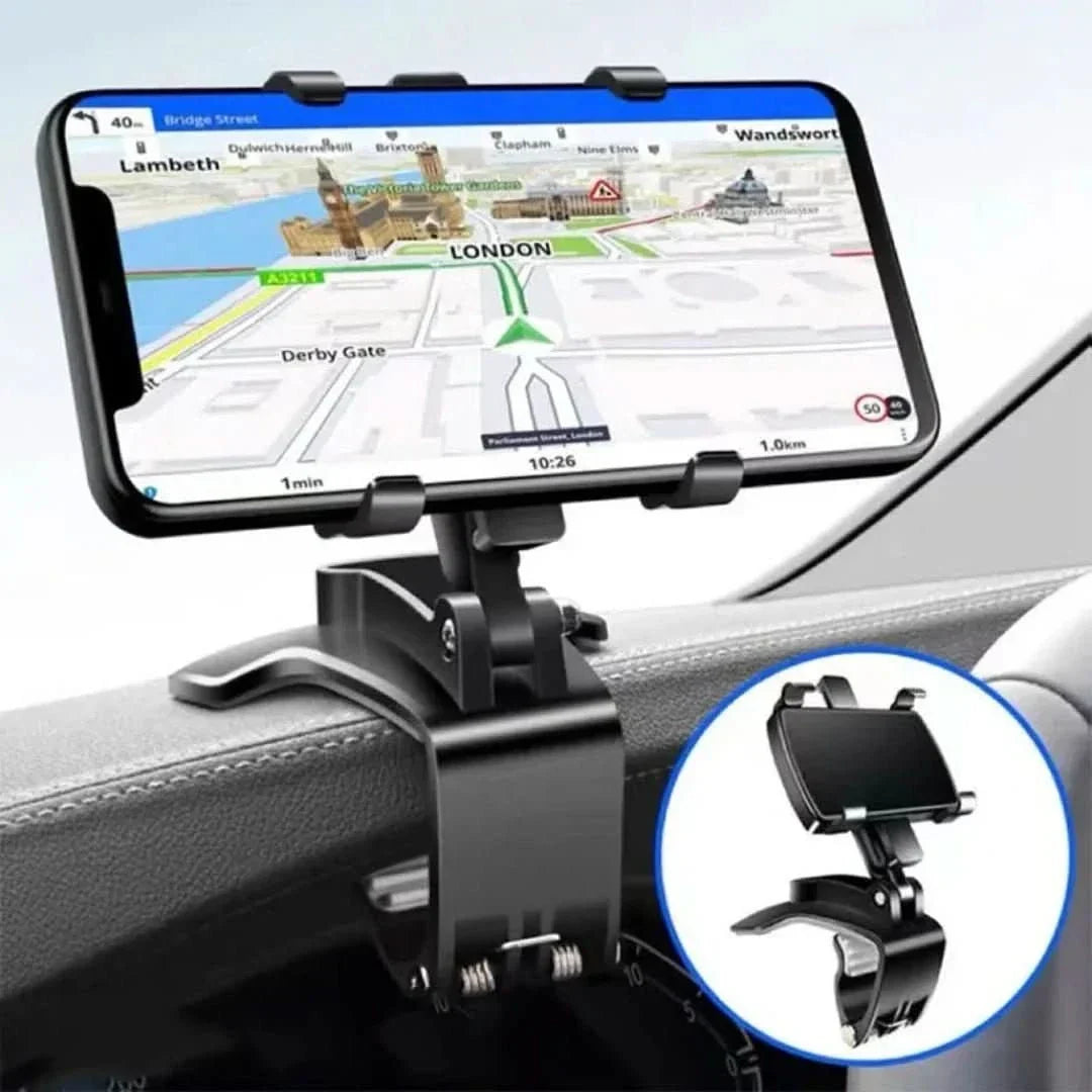Universal Rotatable Phone Holder for Car – Safe and Handsfree Navigation | Stornfield