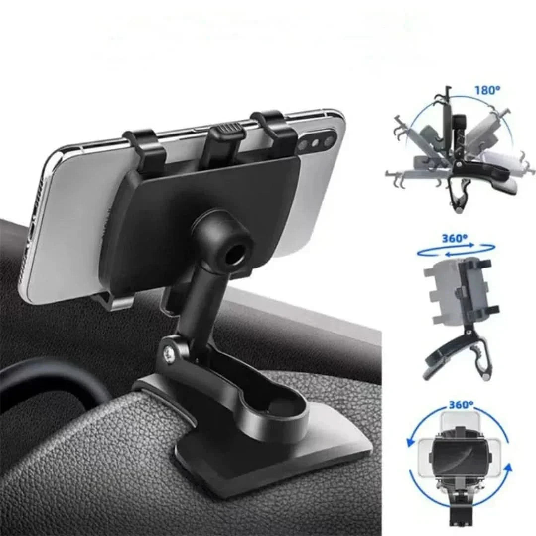 Universal Rotatable Phone Holder for Car – Safe and Handsfree Navigation | Stornfield