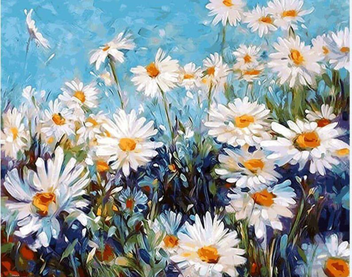 Field of Daisies - Van-Go Paint-By-Number Kit | Stornfield