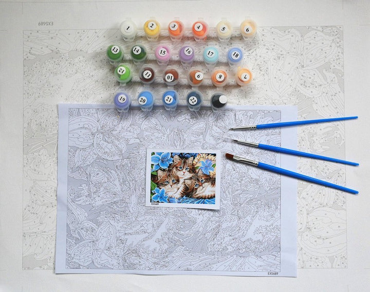 Field of Daisies - Van-Go Paint-By-Number Kit | Stornfield