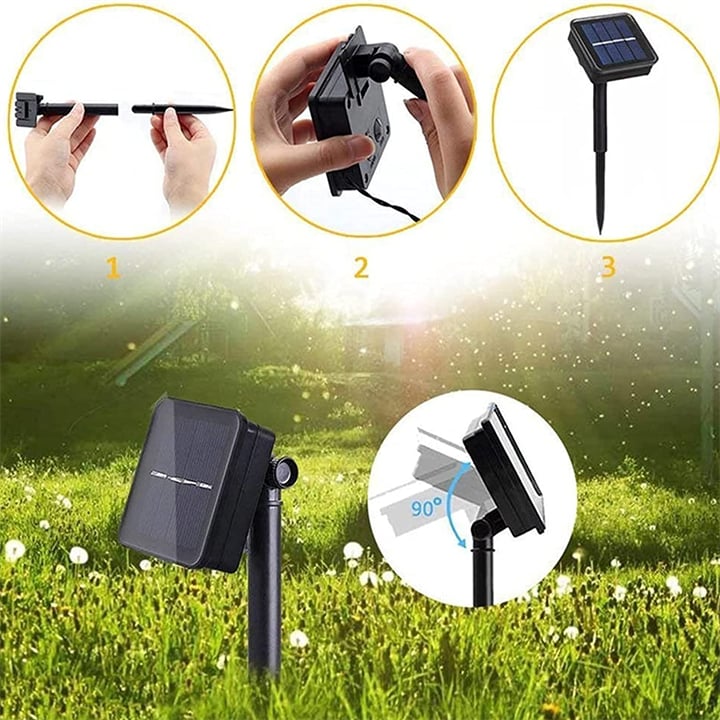 8 Modes Water Drop Solar Lights | Stornfield