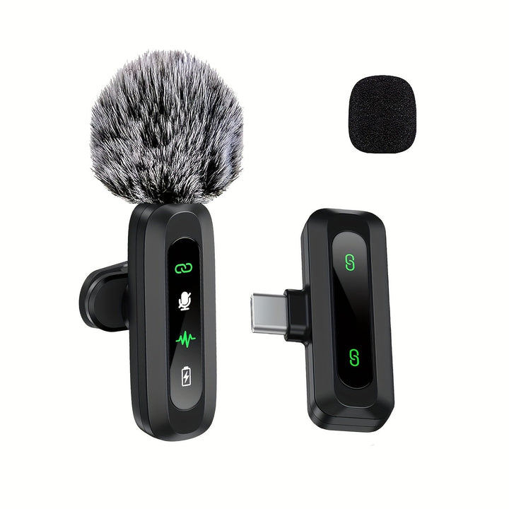 Stornfield | SoundSnap Wireless Clip Microphone – USB-C Microphone for Smartphone and Tablet