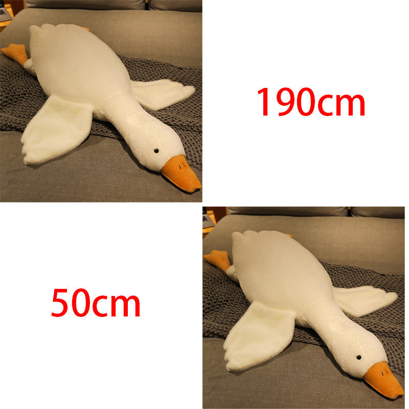 Stornfield | Large White Goose Marionette Plush Pillow
